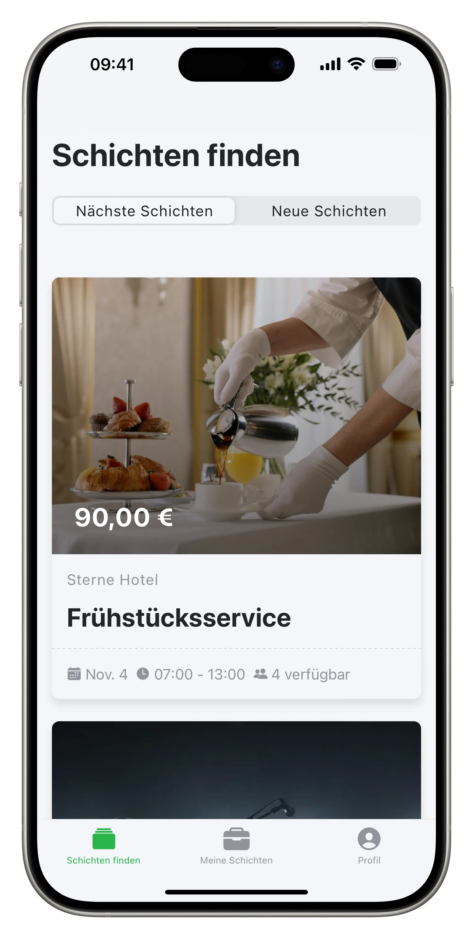 uniworks app — find shifts