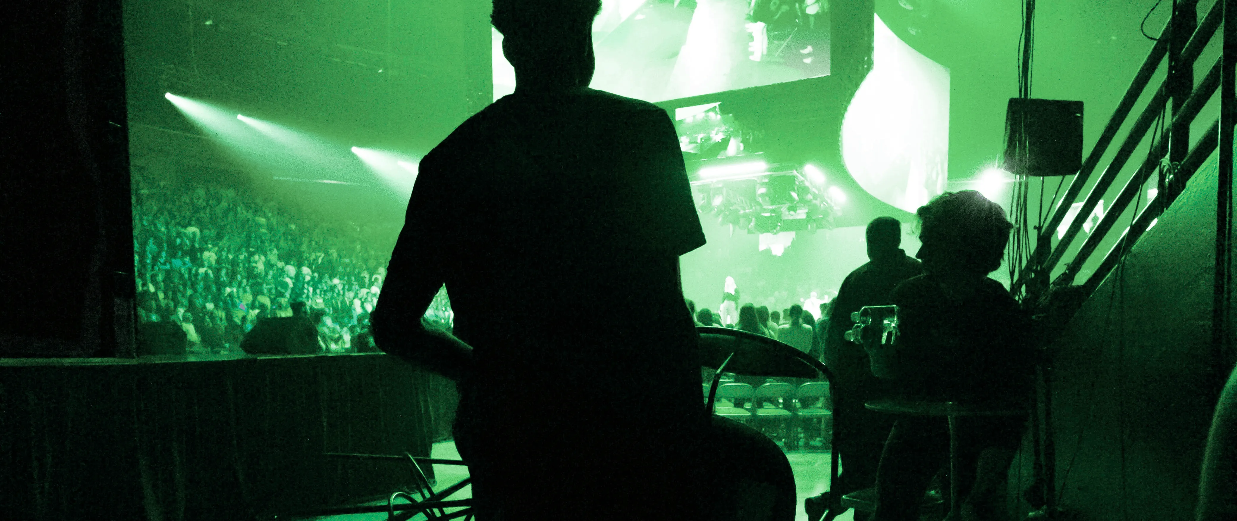 Stage at a live event